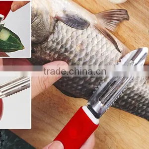 ABS+S/S 19.7*2.5 Kitchen Tools Multifunctional Peeler/potato Peeler/vegetable&fruit Peeler thumbnail-1