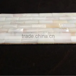 70x160mm White Mother of Pearl Shell Border thumbnail-1