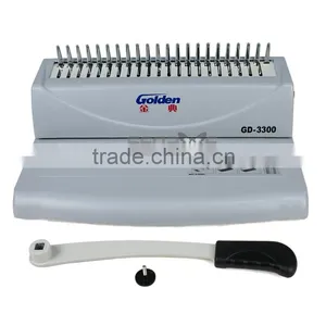 NEW A4 Wire Comb Coil Hole Punch & Binder Book Binding Machine 10Sheets 250Pages thumbnail-3