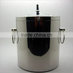 Fixed Handle Round Galvanized Metal Ice Cooler Beer Bucket thumbnail-4