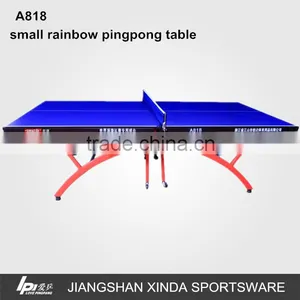 Foldable Small Rainbow Table Tennis Table thumbnail-1