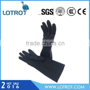 New Design Industrial Black Rubber Glove thumbnail-1