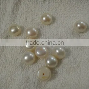 Chinese White Freshwater Pearl Powder Strand thumbnail-5