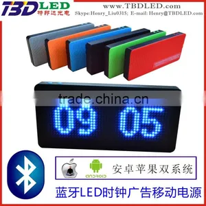 Power Bank LED Display Music Light Power Bank,power Bank With Bluetooth/Dual USB Power Bank,power Bank 10000mAh, thumbnail-4