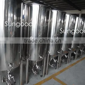 2bbl Stainless Steel Conical Fermenter/Jacker Fermenter/Jacket Unitank/Beer Fermentation Tank/Jacket Fermentation Tank thumbnail-3