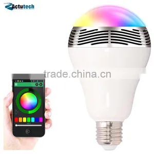 RGBW Color Changing Bluetooth Speaker Mobile Device Controlled Smart Bulb thumbnail-6