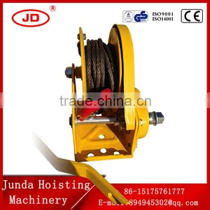 Instock Small Size Light Weight P1200 LBS Portable Hand Small Manual Brake Winch Hand Winch thumbnail-5