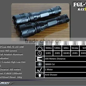 T6 LED 18650 Battery Hard Anodizing Flashlight thumbnail-3