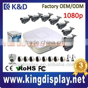 8ch Home Security Cctv H.264 Cctv Diy Dvr Kit With 700tvl Waterproof Ip66 ir Bullet Cctv Cameras With Color Package thumbnail-1