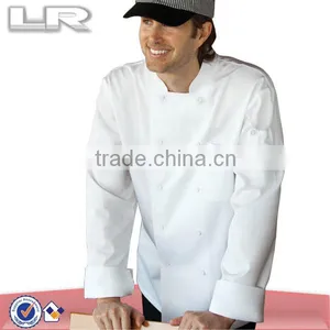 LR White Cool Vent Chef Coat thumbnail-1