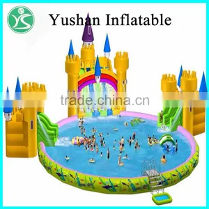 Chinese Suppliers Cheap Price Inflatable Trampoline Amusement Park thumbnail-1