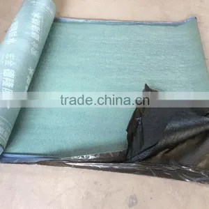 Apple Green HDPE Self-adhesive Bitumen Waterproof Membrane for Building Roofing/underground/bridge /tunnel/pool/parking thumbnail-1