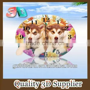 Custom Lenticular 3d Wall Clock Dials thumbnail-1