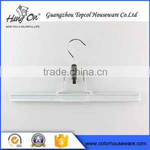 Anti Theft Clothes Hangers , Clothes White Hanger With Logo thumbnail-1