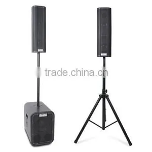 Portable Sound Cube System Speaker Composed of 1 Active Sub + 2 Passive Sat ,3CH Amplifier Built -in PA Speakerspeaker thumbnail-1