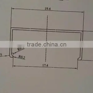 Aluminum Profile for Toilet Partition Cubicle thumbnail-2