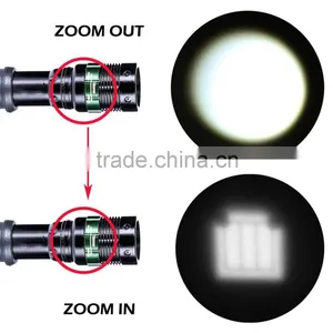 Rechargeable Tactical T6 LED Flashlight Torch+18650 Battery&Charger thumbnail-5