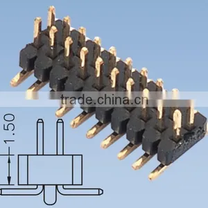 Double Row SMT Pin Header H=1.5 Pitch 1.0mm thumbnail-1