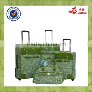 European Classical Designer Quality Leather Tarpaulin Duffel Bag thumbnail-5