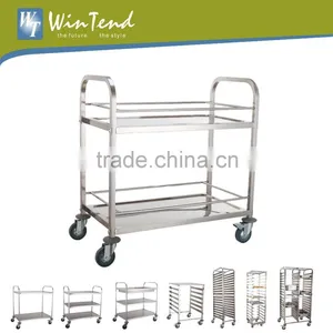 Commercial Kitchen Trolleys With Baskets,chrome Wire Vegetable Stand Basket thumbnail-4
