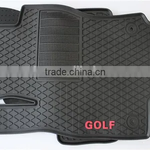 Full Set Type Rubber Floor Mats / Floor Liners For VW GOLF 7 thumbnail-2