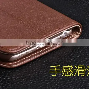 2015 Wholesale Phone Case For Business Men Plain Leather Case For IPhone 6 thumbnail-3