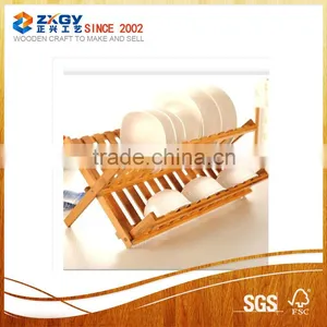 Bamboo/ Solid Wood Dish Rack thumbnail-1