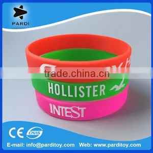 Advertising Rubber Band Silicon Bracelet With Embossing and Engraving thumbnail-1