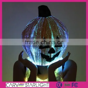 Light up Pumpkin Halloween Hat Luminous Halloween Hat Pumpkin Hat thumbnail-5