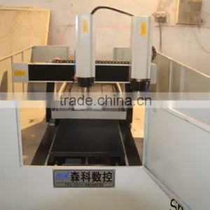 SKM-6060 Aluminum Mould Making Machine Mini Cnc Metal Engraving Machine thumbnail-5