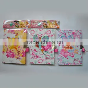 Stationery Hardcover Notebook With a Lovely Lock thumbnail-1