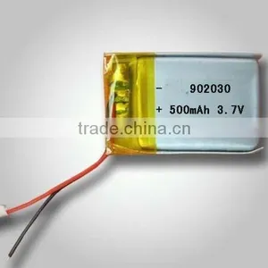 Rechargeable 3.7v 500mah Lipo Battery 902030 thumbnail-1