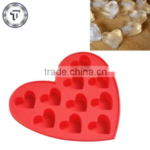 OEM Available Romantic Love Heart Shape Custom Ice Cube Tray thumbnail-1