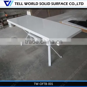 I Shape Office Desk/durable Office Furniture/artificial Stone Office Desk thumbnail-2