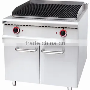 Free Standing Electric Lava Rock Grill With Cabinet For Restaurant And Hotel thumbnail-1