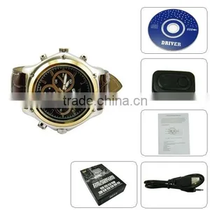Waterproof Leather HD 1920 x 1080P 4GB Hidden Camera Watch DVR thumbnail-5