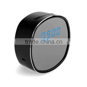 HD720P/30fps Wireless Wifi Desk Alarm Clock Camera thumbnail-2