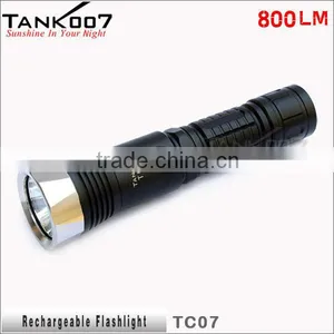 Waterproof Performance 5 Modes Led Flashlight Rechargeable Torch TC07 thumbnail-2