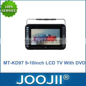 2016 Best Sale Portable TV With 16:9 Wide-screen and 9-10 Inch Color TFT-LCD, Support FM Radio, USB/SD/MMC Card thumbnail-2