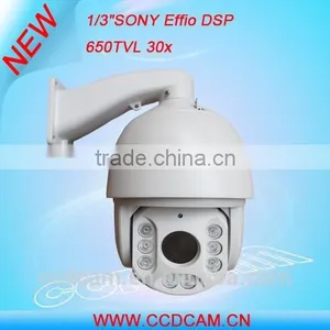 New Product Sony 650tvl Speed Dome 30x Optical Zoom Cctv Auto Tracking Ptz Camera thumbnail-1