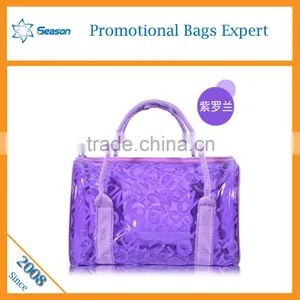 Wholesale Transparent PVC Beach Bag Utility Tote Bag Bags Cosmetic thumbnail-5