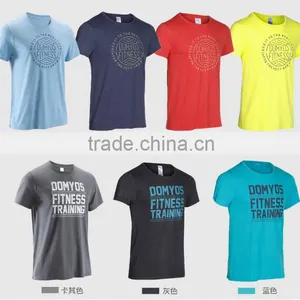Mens Spring Summer Short Sleeve Running Shirt Lime thumbnail-2