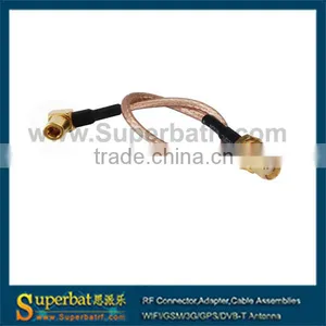 SMA Female to SSMB Male Pigtail Cable Extension Cable Sockets thumbnail-1