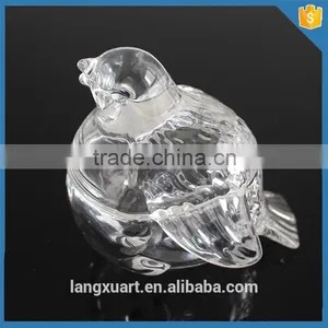 2015 New Product Animal Shape Bird Glass Candy Jar thumbnail-1