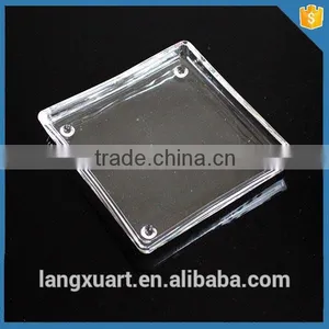 LXHY-P017 Cheap Clear Square Shape Heat Resistant Glass Plate thumbnail-2
