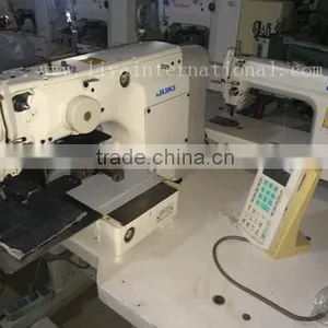 Juki AMS-210D Old Second Hand Used Industrial Computer Pattern Sewing Machine thumbnail-3