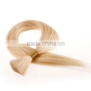 Wholesale 24inch Good Remy Blonde Human Hair Bulk thumbnail-1