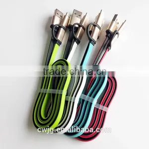 High Speed Flat Noodle Micro Data Micro Usb Power Cable for Samsung Supplier's Choice thumbnail-1
