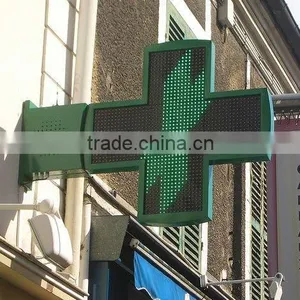 3D LED Pharmacy Cross Display for Outdoor With CE thumbnail-1