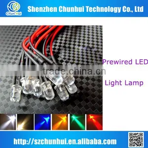Hot Sales Red PREWIRED 12V Diode 5mm Prewired thumbnail-2